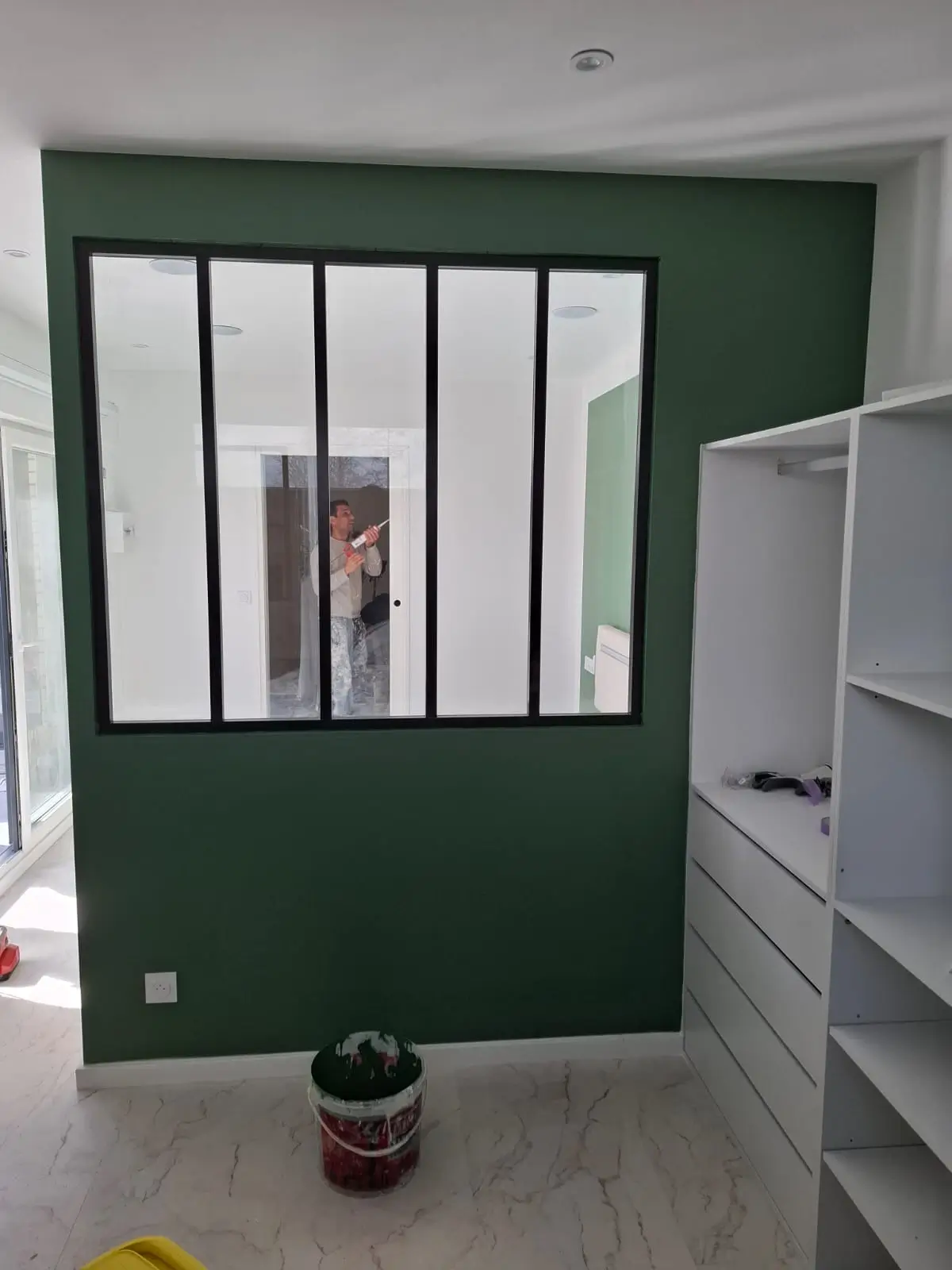 Extension de maison avec salle de bain attenante à West-Cappel, réalisée par Sf Batiment