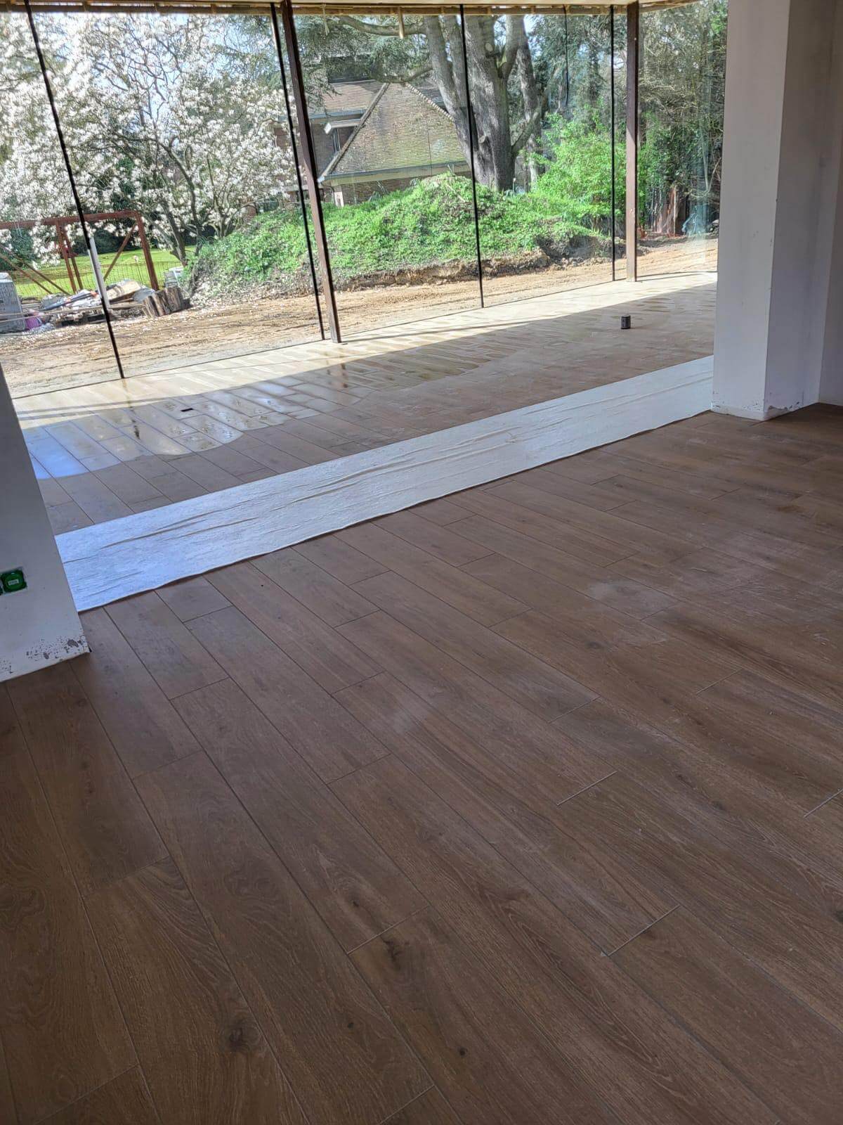 Installation de parquet à Faches-Thumesnil, réalisée par Sf Batiment