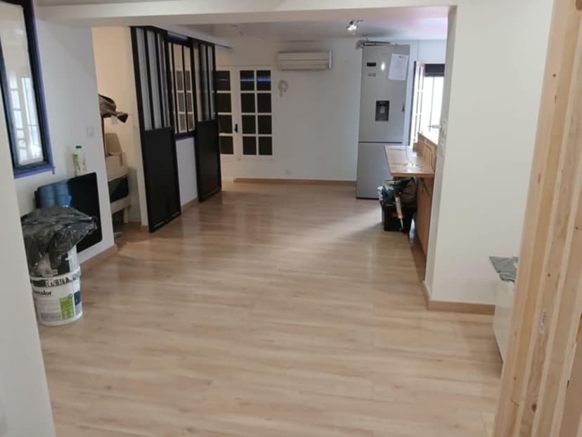 Rénovation parquet à Bondues, réalisée par Sf Batiment