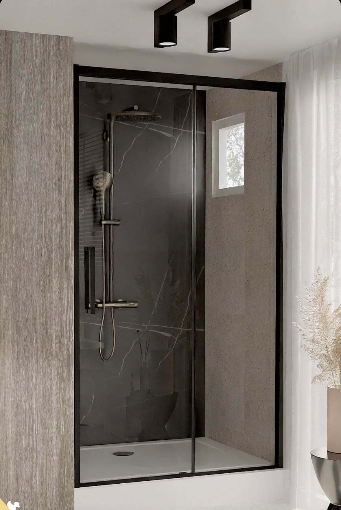 Transformation salle de bain à Lille, réalisée par Sf Batiment