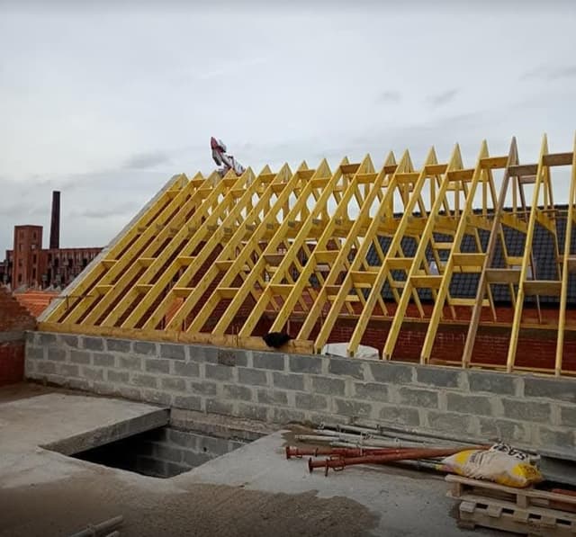 Chantier Rénovation de toiture à Rumes en Belgique à rumes